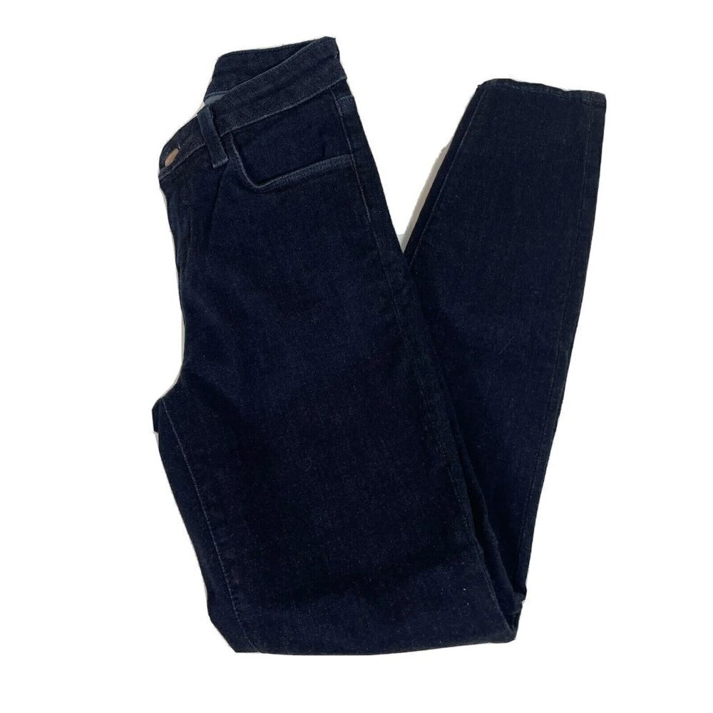 L'AGENCE Womens Margot High Rise Skinny Jeans Navy Blue 24 Eclipse‎ 2294DNM